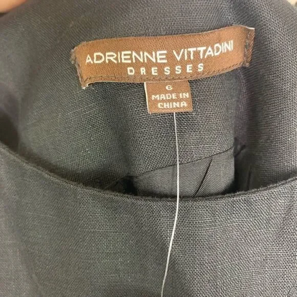 Adrienne Vittadini black dress Bermuda Breeze 6 - Picture 7 of 7